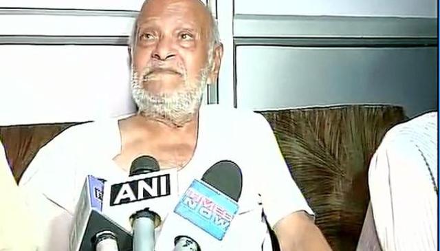 Kanubhai Gandhi is lodged in an old age home in South Delhi.(ANI)