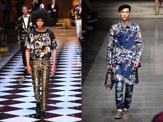 Dolce & Gabbana: Dolce & Gabbana went all out with a jazzy, festive collection featuring wild animal prints and sequins galore. (AFP) Dolce & Gabbana: Dolce & Gabbana went all out with a jazzy, festive collection featuring wild animal prints and sequins galore. (AFP)