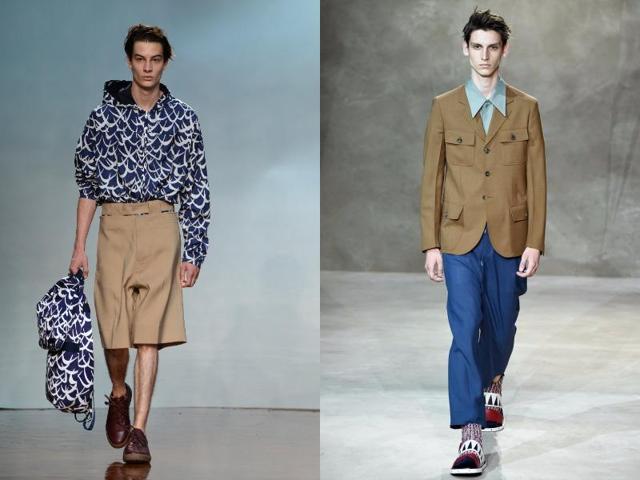 Marni: Marni got matchy-matchy, teaming jackets to accessories, but neutral hues cut through the noise for a laid-back approach to SS17. (AFP) Marni: Marni got matchy-matchy, teaming jackets to accessories, but neutral hues cut through the noise for a laid-back approach to SS17. (AFP)