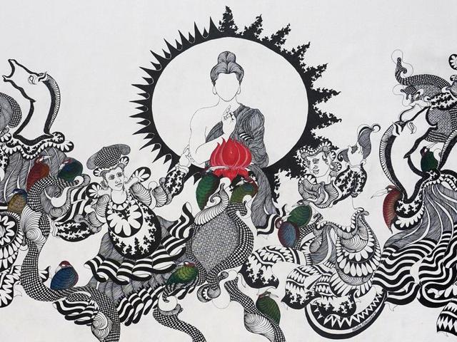 Arhant, Acrylic on canvas (2015)