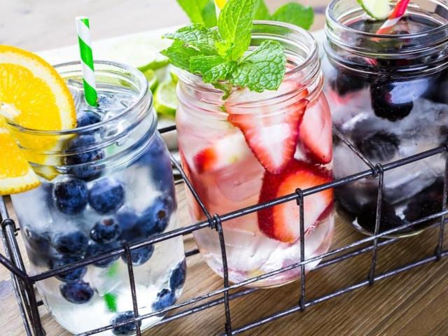 Use these ideas to liven up your glass or bottle of water with a fresh new flavour. (Shutterstock) Use these ideas to liven up your glass or bottle of water with a fresh new flavour. (Shutterstock)