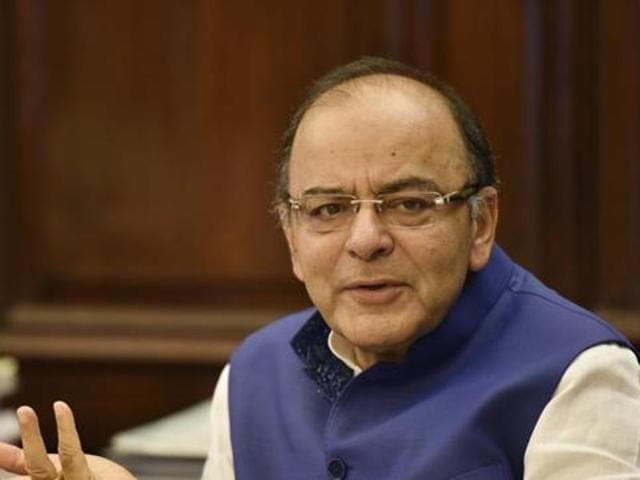 In this file photo, finance minister Arun Jaitley addresses a gathering in the "Advancing Asia: Investing for the Future" conference in New Delhi.(Reuters)