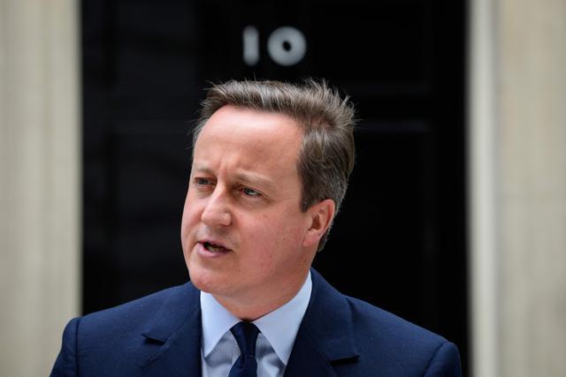 British Prime Minister David Cameron speaks to the press in front of 10 Downing street in London. (AFP) British Prime Minister David Cameron speaks to the press in front of 10 Downing street in London. (AFP)