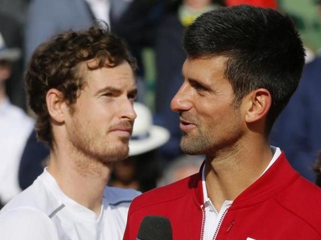 Novak Djokovic of Serbia against Andy Murray of Britain during men’s singles Roland Garros clash, in Paris. (Reuters File Photo) Novak Djokovic of Serbia against Andy Murray of Britain during men’s singles Roland Garros clash, in Paris. (Reuters File Photo)