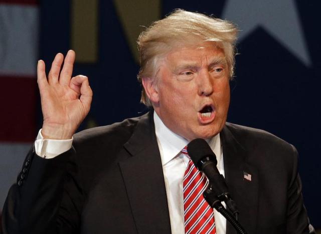 U.S. Republican presidential candidate Donald Trump dismissed a huge fundraising gap between him and Democratic rival Hillary Clinton on Tuesday, saying he could always tap into his personal wealth if he needed more cash for the campaign. (AFP Photo) U.S. Republican presidential candidate Donald Trump dismissed a huge fundraising gap between him and Democratic rival Hillary Clinton on Tuesday, saying he could always tap into his personal wealth if he needed more cash for the campaign. (AFP Photo)