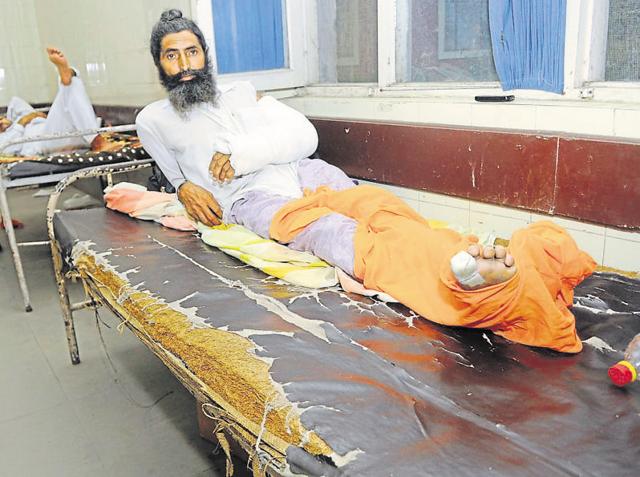 Patient beds, among other things, are in a terrible condition.(HT Photo)