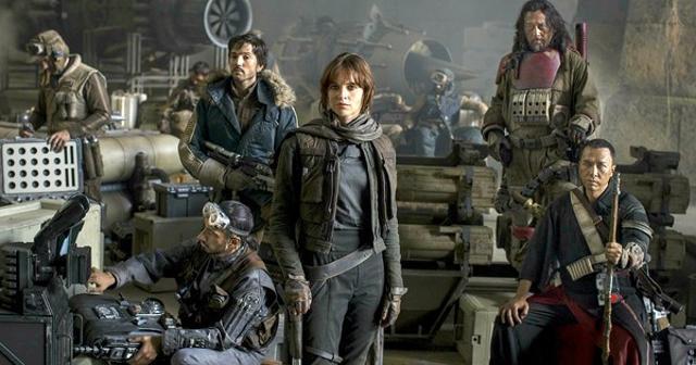 The cast of Rogue One. The cast of Rogue One.