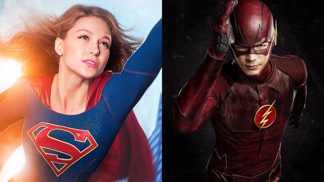 The Flash and Supergirl. The Flash and Supergirl.