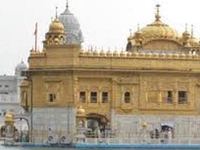 Golden Temple in Amritsar.(HT File)