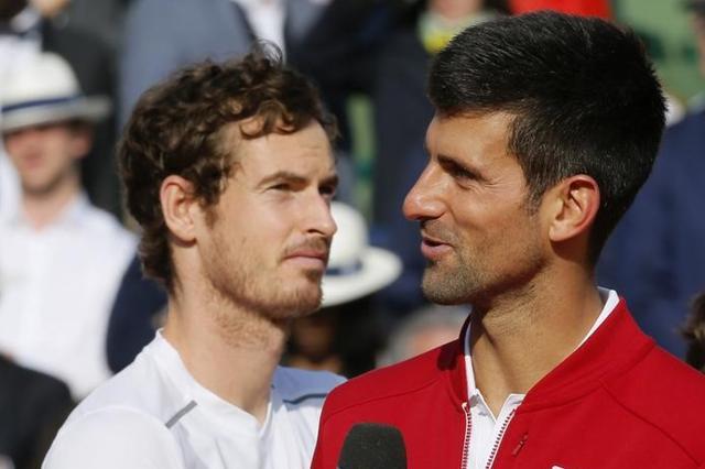 Novak Djokovic delivers a speech next to Andy Murray at the 2016 French Open. (Reuters Photo) Novak Djokovic delivers a speech next to Andy Murray at the 2016 French Open. (Reuters Photo)