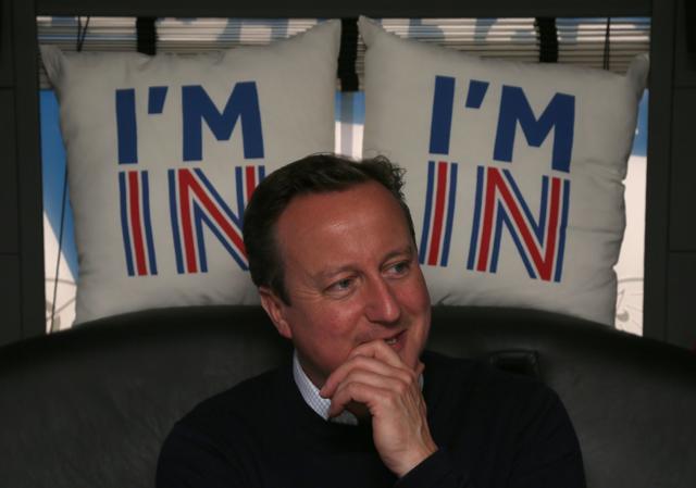 British Prime Minister David Cameron reacts as he travels on his campaign us from Bristol, south-west England, on June 22, 2016, as the prime minister campaigns to avoid a Brexit ahead of the June 23 EU referendum. (AFP Photo) British Prime Minister David Cameron reacts as he travels on his campaign us from Bristol, south-west England, on June 22, 2016, as the prime minister campaigns to avoid a Brexit ahead of the June 23 EU referendum. (AFP Photo)