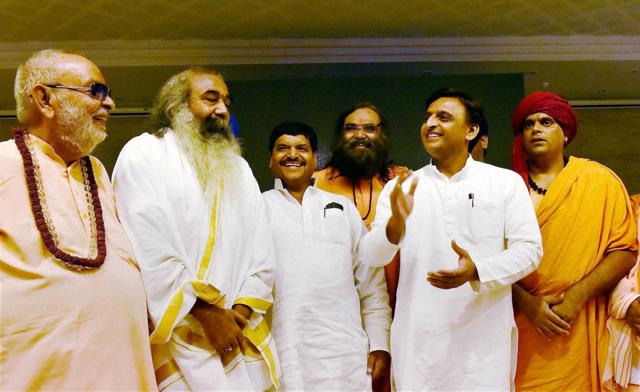 A delegation of spiritual leaders meeting Uttar Pradesh Chief Minister Akhilesh Yadav to hand over reports on Kairana issue at his residence in Lucknow on Thursday. (PTI file) A delegation of spiritual leaders meeting Uttar Pradesh Chief Minister Akhilesh Yadav to hand over reports on Kairana issue at his residence in Lucknow on Thursday. (PTI file)