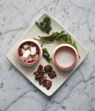 Ingredients for the crispy spinach salad (Photo: Aalok Soni/HT)