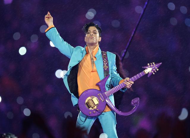 Prince performing at the Super Bowl XLI football game in Miami in 2007. (AP) Prince performing at the Super Bowl XLI football game in Miami in 2007. (AP)