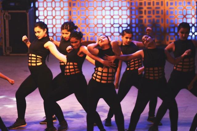 Members of Misba during a performance. Members of Misba during a performance.