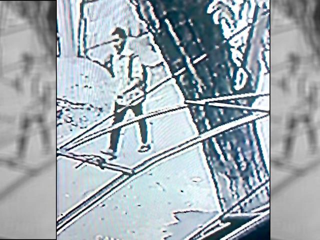 An image from a security camera shows a person who is suspected in S Swathi’s murder.(Handout photo)