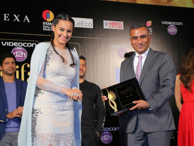 Sonakshi Sinha at the IIFA press meet in Madrid, Spain. (IIFA) 