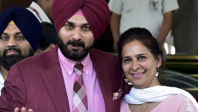 BJP Rajya Sabha MP Navjot Singh Sidhu and his wife, Amritsar-East MLA Navjot Kaur Sidhu. (HT File Photo) BJP Rajya Sabha MP Navjot Singh Sidhu and his wife, Amritsar-East MLA Navjot Kaur Sidhu. (HT File Photo)