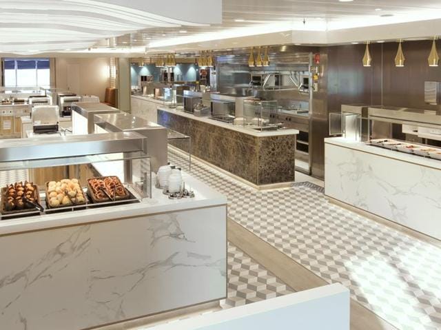 King’s Court was also given a new look, with more open plan cooking areas that are expected to feature cooking demos by the kitchen staff. (AFP) 