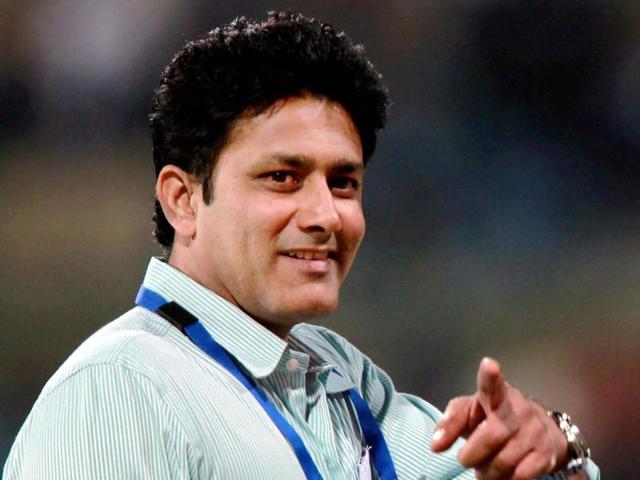 A file photo of Anil Kumble who was appointed as the Head Coach of India cricket team.(PTI Photo)