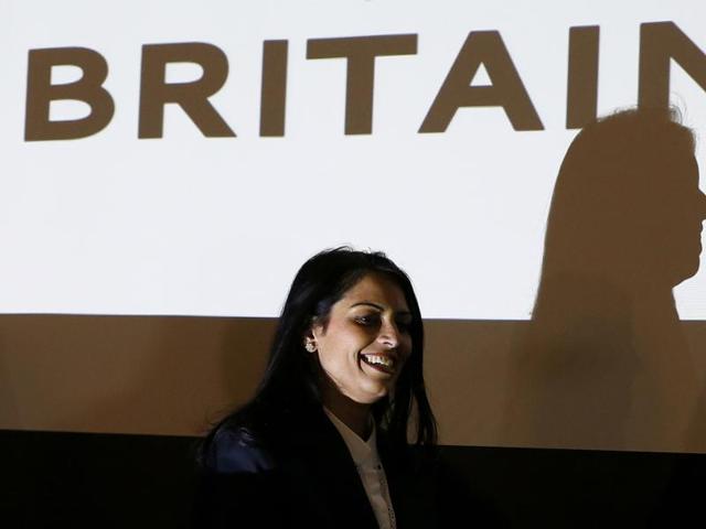 Britain's minister of state for employment, Priti Patel, attends the launch of the EU referendum women campaign for Britain, in London. (REUTERS FILE) Britain's minister of state for employment, Priti Patel, attends the launch of the EU referendum women campaign for Britain, in London. (REUTERS FILE)