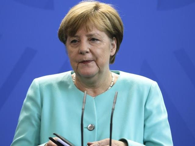 German Chancellor Angela Merkel speaks during a statement about the referendum in Britain at the chancellery in Berlin, Friday, June 24, 2016. Britain voted to leave the European Union after a bitterly divisive referendum campaign. (AP Photo) German Chancellor Angela Merkel speaks during a statement about the referendum in Britain at the chancellery in Berlin, Friday, June 24, 2016. Britain voted to leave the European Union after a bitterly divisive referendum campaign. (AP Photo)