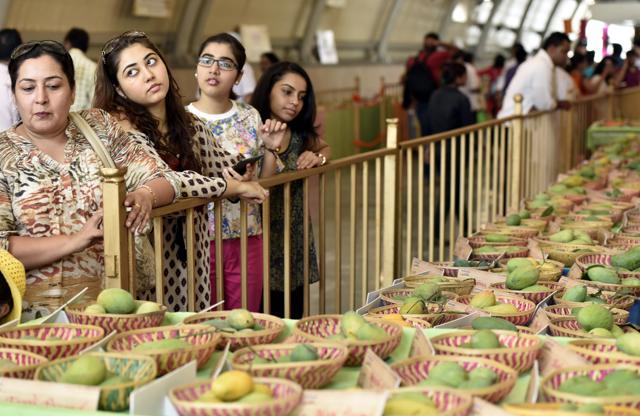 The festival is a hit with locals as well as foreigners in the Capital. (Arun Sharma/HT Photo)