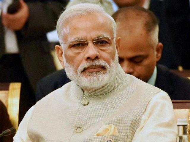 Prime Minister Narendra Modi during the SCO summit in Tashkent on Friday. (PTI Photo) Prime Minister Narendra Modi during the SCO summit in Tashkent on Friday. (PTI Photo)