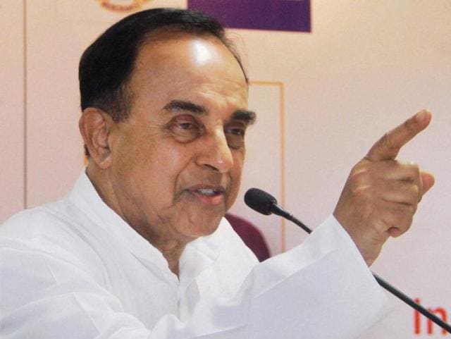 Rajya Sabha MP and senior BJP leader Subramanian Swamy has hogged headlines in the past few days over his barbs at RBI governor, chief economic adviser and economic affairs secretary. (PTI file photo) Rajya Sabha MP and senior BJP leader Subramanian Swamy has hogged headlines in the past few days over his barbs at RBI governor, chief economic adviser and economic affairs secretary. (PTI file photo)