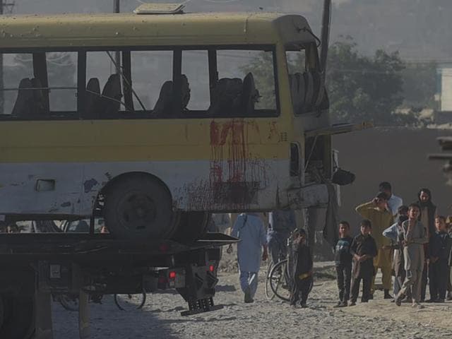 A Nepalese security guard caught near a suicide attack receives treatment at a hospital in Kabul on June 20. At least a dozen Nepalese security guards of a foreign logistic company were killed when a Taliban suicide bomber targeted their minibus in the Afghan capital. (AP) A Nepalese security guard caught near a suicide attack receives treatment at a hospital in Kabul on June 20. At least a dozen Nepalese security guards of a foreign logistic company were killed when a Taliban suicide bomber targeted their minibus in the Afghan capital. (AP)