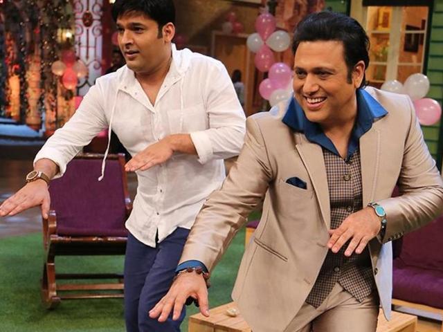 When Govinda is around, you can’t not do a Kisi Disco Mein Jayein. EVER. So, Kapil Sharma made the actor shake a leg when he visited the sets of his The Kapil Sharma Show. (SONY TV) When Govinda is around, you can’t not do a Kisi Disco Mein Jayein. EVER. So, Kapil Sharma made the actor shake a leg when he visited the sets of his The Kapil Sharma Show. (SONY TV)