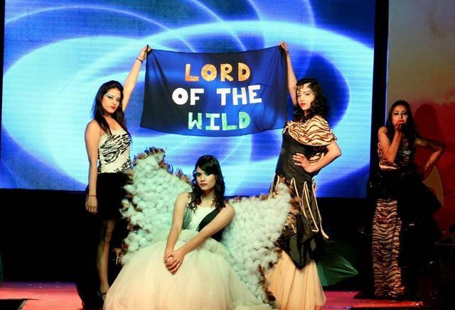 Members of Gallore, the fashion society of Maitreyi College. Members of Gallore, the fashion society of Maitreyi College.