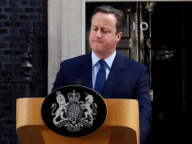 Britain's Prime Minister David Cameron and his wife Samantha walk back into 10 Downing Street after he spoke about Britain voting to leave the European Union, in London on Friday. (Reuters) Britain's Prime Minister David Cameron and his wife Samantha walk back into 10 Downing Street after he spoke about Britain voting to leave the European Union, in London on Friday. (Reuters)