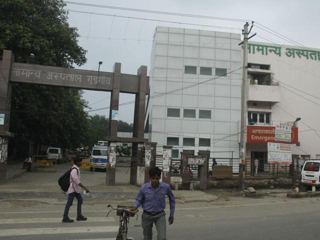 Several flawed construction-related incidents have been reported from Civil Hospital in the past as well.(HT File Photo) Several flawed construction-related incidents have been reported from Civil Hospital in the past as well.(HT File Photo)