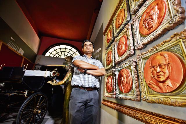“To be able to do well as a museologist, you need to understand history and also what is happening around you,” says Pankaj Protim Bordoloi, education officer at Rashtrapati Bhavan. (Raj K Raj / Hindustan Times)