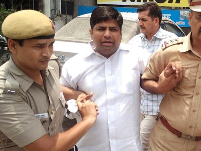 AAP MLA Dinesh Mohaniya, arrested on charges of molestation and sexual harassment, was sent to Tihar Jail till Monday by a Delhi court, which rejected his bail plea. (HT Photo) AAP MLA Dinesh Mohaniya, arrested on charges of molestation and sexual harassment, was sent to Tihar Jail till Monday by a Delhi court, which rejected his bail plea. (HT Photo)
