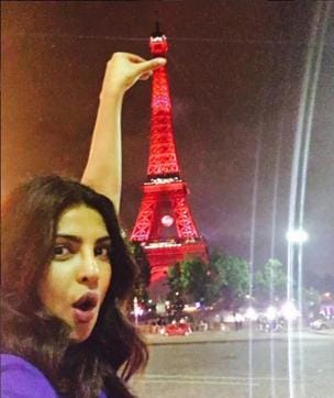 Actor Priyanka Chopra visited the Eiffel Tower recently. (Instagram/Priyankachopra)