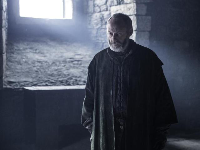 Ooooh! The Onion Knight looks really pissed. Maybe on Melisandre for, you know, burning his favourite girl alive. (HBO) Ooooh! The Onion Knight looks really pissed. Maybe on Melisandre for, you know, burning his favourite girl alive. (HBO)