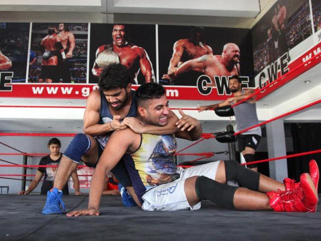 Khali says there’s big money at the end of the tunnel. “Two of my trainees have got million-dollar contracts with WWE. They are at their in-house finishing academy before being put on the show. Another plays Hanuman in a TV serial.” (Anil Dayal/HT Photo)