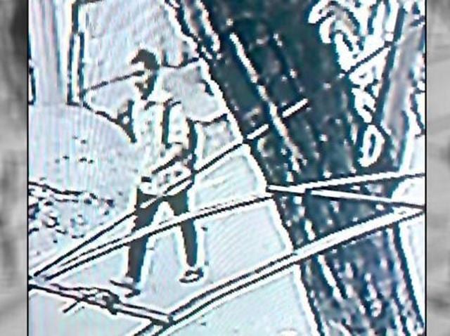 An image from a security camera shows a person who is suspected in S Swathi’s murder.(Handout) An image from a security camera shows a person who is suspected in S Swathi’s murder.(Handout)