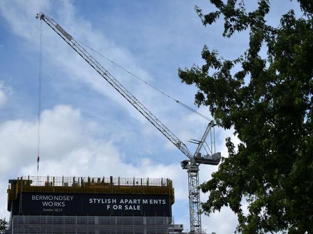 Residental construction is underway in south east London. Britain's historic decision to leave the 28-nation European Union has sent shockwaves through the political and economic fabric of the nation. (AFP) Residental construction is underway in south east London. Britain's historic decision to leave the 28-nation European Union has sent shockwaves through the political and economic fabric of the nation. (AFP)