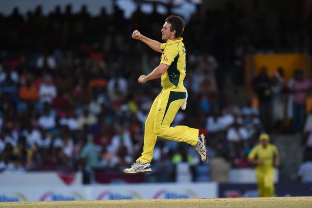 Mitchell Marsh’s three-wicket burst swung the match decisively in Australia’s favour. (AFP) Mitchell Marsh’s three-wicket burst swung the match decisively in Australia’s favour. (AFP)
