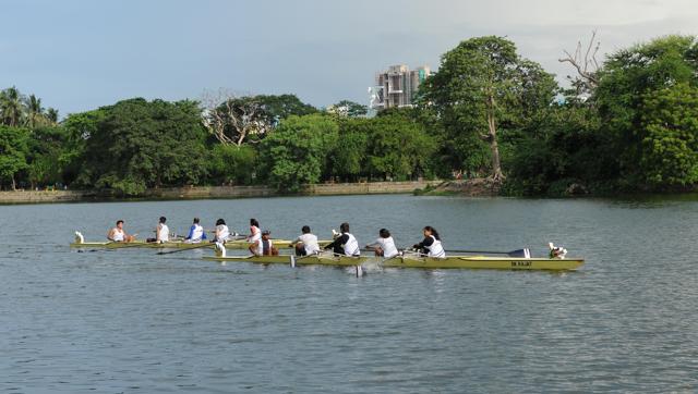 Rovers at the Rabindra Sarobar in Kolkata during the Chinese Dragon Boat Festival. (Subhankar Chakraborty/ HT Photo) Rovers at the Rabindra Sarobar in Kolkata during the Chinese Dragon Boat Festival. (Subhankar Chakraborty/ HT Photo)