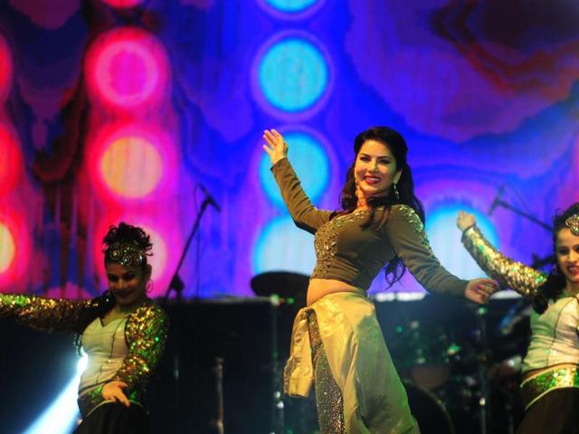 Sunny Leone dances at an event in Chennai on late 25 June. (AFP) Sunny Leone dances at an event in Chennai on late 25 June. (AFP)