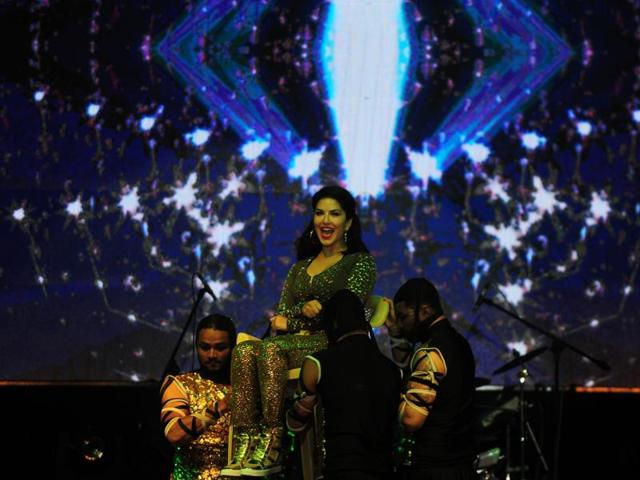 Sunny Leone at an event in Chennai. (AFP) Sunny Leone at an event in Chennai. (AFP)