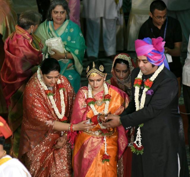 In pics: Wodeyar scion ties knot with Rajasthan royal family daughter ...