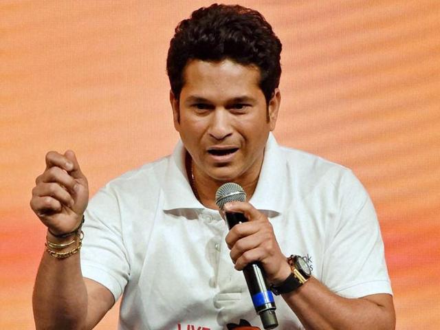 Cricket legend Sachin Tendulkar at the launch of a product in Mumbai. (PTI Photo) Cricket legend Sachin Tendulkar at the launch of a product in Mumbai. (PTI Photo)