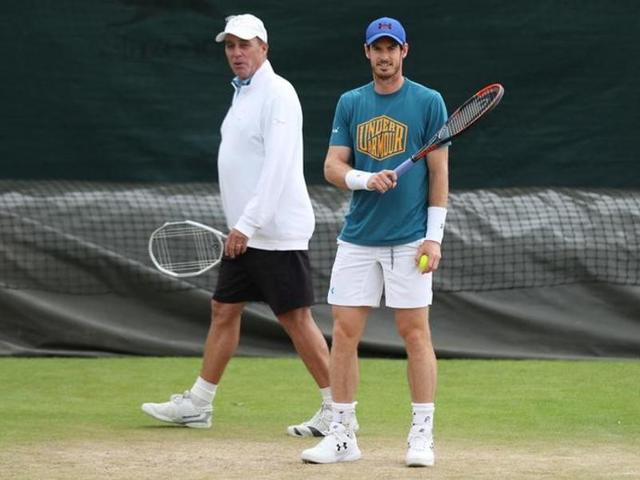 Great Britain's Andy Murray and coach Ivan Lendl during a practice session. (Reuters) Great Britain's Andy Murray and coach Ivan Lendl during a practice session. (Reuters)