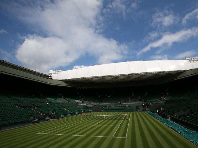 A view of Centre Court. (REUTERS) A view of Centre Court. (REUTERS)