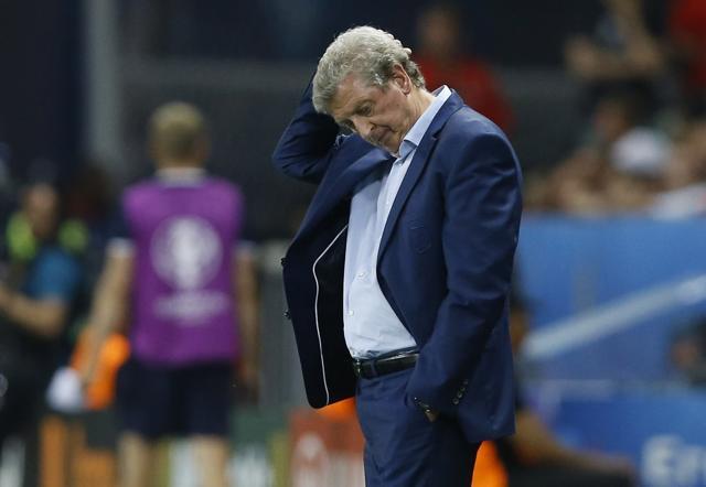 Roy Hodgson resigned immediately after the game. (AP)